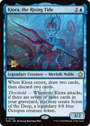 Kiora, the Rising Tide [Foundations Prerelease Promos] - The Mythic Store | 24h Order Processing