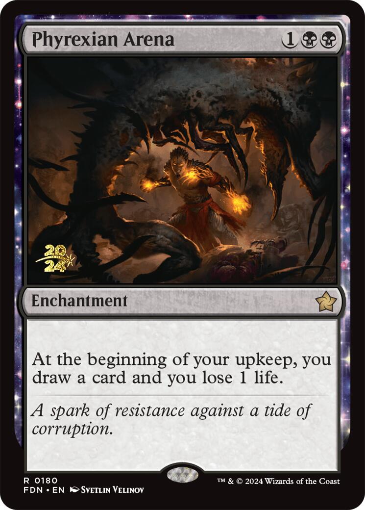 Phyrexian Arena [Foundations Prerelease Promos] - The Mythic Store | 24h Order Processing