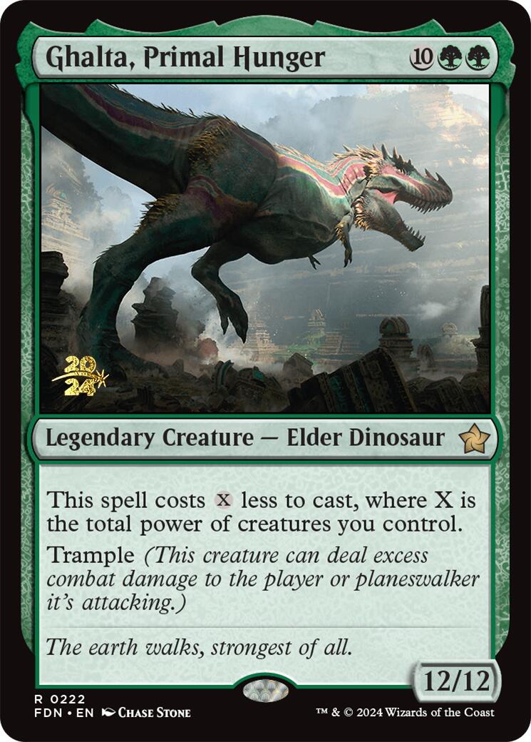 Ghalta, Primal Hunger [Foundations Prerelease Promos] - The Mythic Store | 24h Order Processing