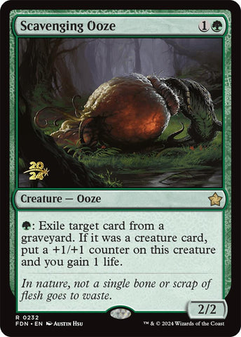 Scavenging Ooze [Foundations Prerelease Promos] - The Mythic Store | 24h Order Processing