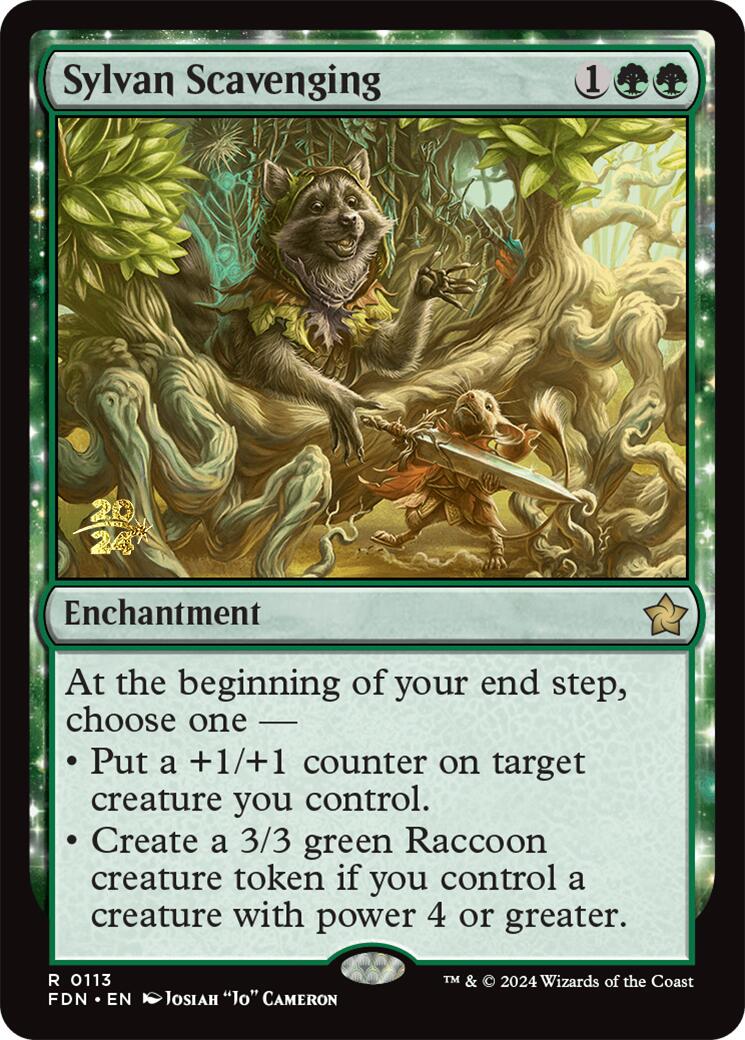 Sylvan Scavenging [Foundations Prerelease Promos] - The Mythic Store | 24h Order Processing