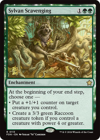 Sylvan Scavenging [Foundations Prerelease Promos] - The Mythic Store | 24h Order Processing