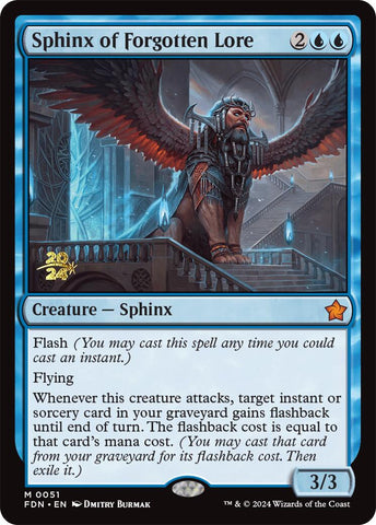 Sphinx of Forgotten Lore [Foundations Prerelease Promos] - The Mythic Store | 24h Order Processing