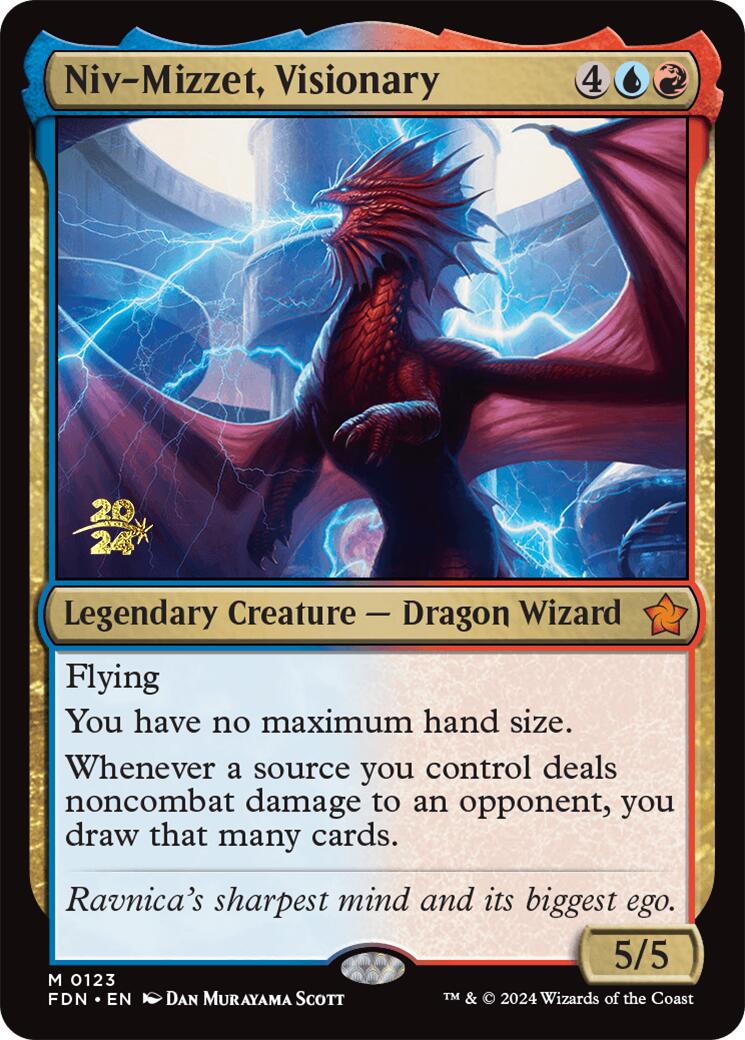 Niv-Mizzet, Visionary [Foundations Prerelease Promos] - The Mythic Store | 24h Order Processing