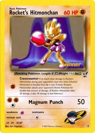 Rocket's Hitmonchan (9) (Jumbo Card) [Best of Promos] - The Mythic Store | 24h Order Processing