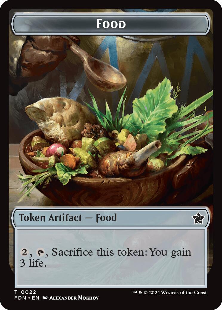 Food // Treasure Double-Sided Token [Foundations Tokens] - The Mythic Store | 24h Order Processing