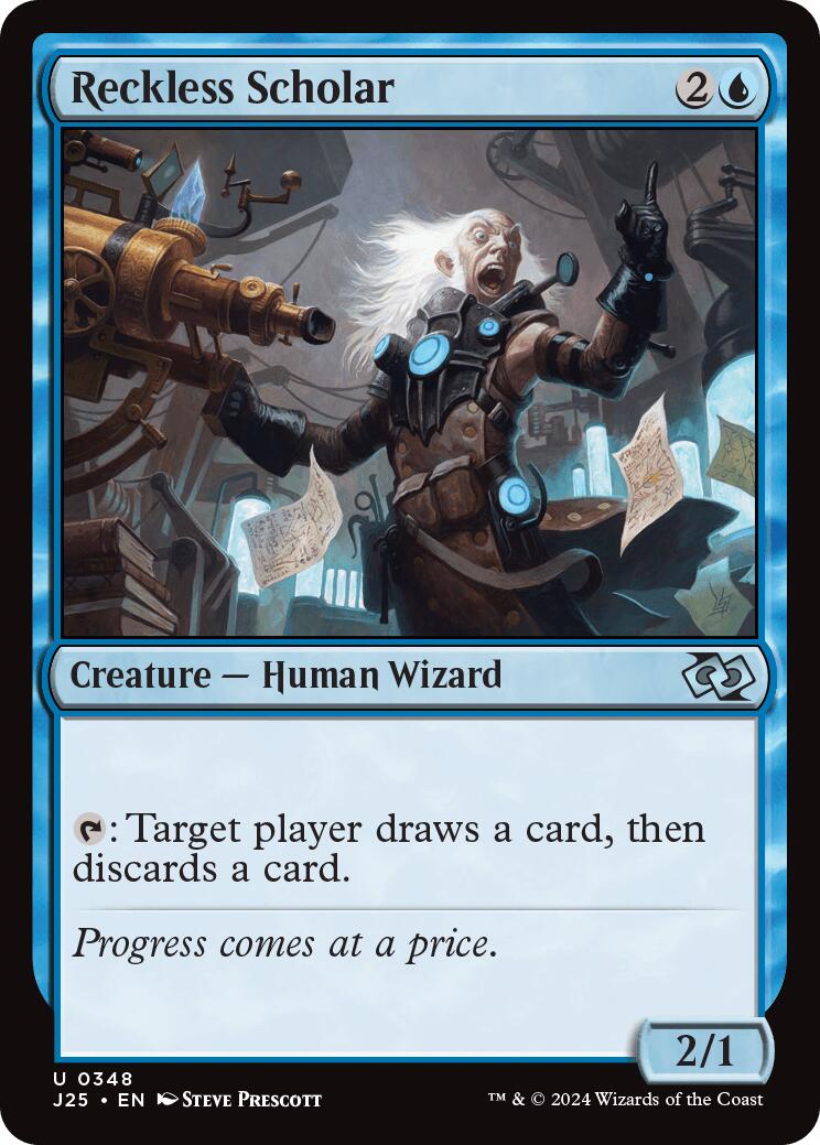 Reckless Scholar [Foundations Jumpstart] - The Mythic Store | 24h Order Processing