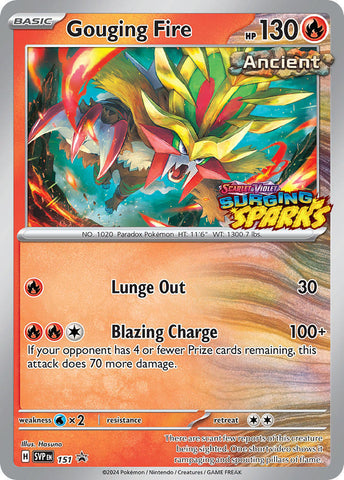 Gouging Fire (151) [Scarlet & Violet: Black Star Promos] - The Mythic Store | 24h Order Processing
