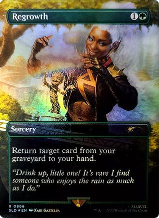 Regrowth (Rainbow Foil) (SLD-866) - Secret Lair Drop Series Foil - The Mythic Store | 24h Order Processing