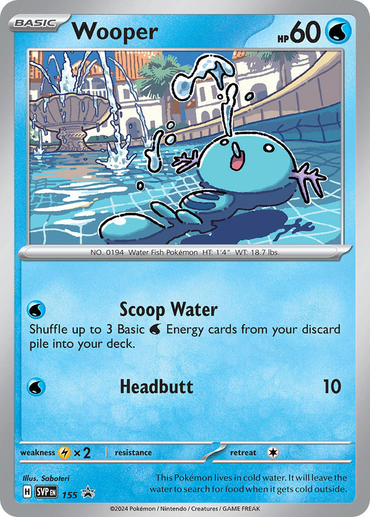 Wooper (155) [Scarlet & Violet: Black Star Promos] - The Mythic Store | 24h Order Processing