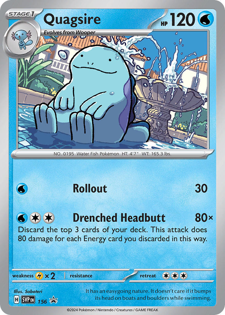 Quagsire (156) [Scarlet & Violet: Black Star Promos] - The Mythic Store | 24h Order Processing