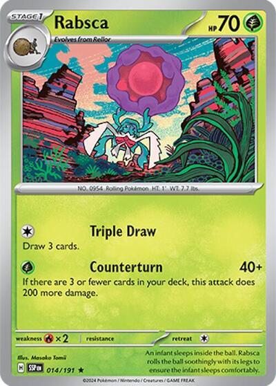 Rabsca (014/191) (Deck Exclusives) [Scarlet & Violet: Surging Sparks] - The Mythic Store | 24h Order Processing