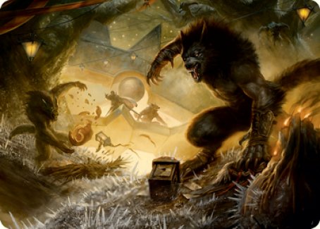 Storm the Festival Art Card [Innistrad: Midnight Hunt Art Series] - The Mythic Store | 24h Order Processing