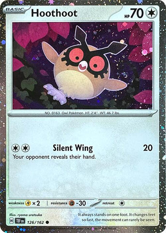 Hoothoot (126/162) (Cosmos Holo) [Scarlet & Violet: Black Star Promos] - The Mythic Store | 24h Order Processing