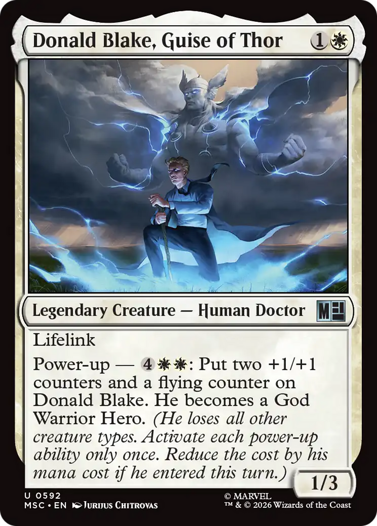 Donald Blake, Guise of Thor [Marvel Super Heroes Commander] - The Mythic Store | 24h Order Processing