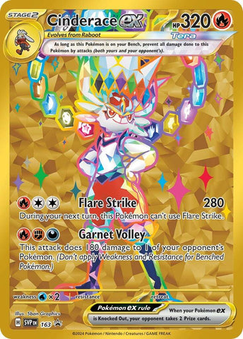 Cinderace ex (163) [Scarlet & Violet: Black Star Promos] - The Mythic Store | 24h Order Processing