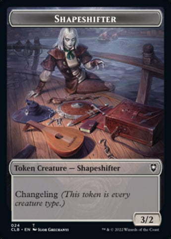 Shapeshifter (024) // Shapeshifter (028) Double-Sided Token [Commander Legends: Battle for Baldur's Gate Tokens] - The Mythic Store | 24h Order Processing