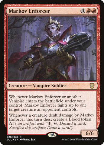 Markov Enforcer [Innistrad: Crimson Vow Commander] - The Mythic Store | 24h Order Processing