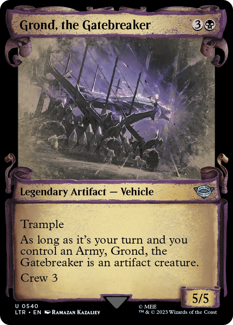 Grond, the Gatebreaker [The Lord of the Rings: Tales of Middle-Earth Showcase Scrolls] - The Mythic Store | 24h Order Processing