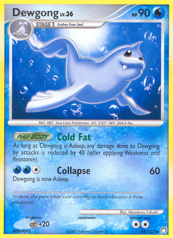 Dewgong (45/123) [Diamond & Pearl: Mysterious Treasures] - The Mythic Store | 24h Order Processing