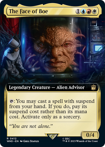 The Face of Boe (Extended Art) [Doctor Who] - The Mythic Store | 24h Order Processing
