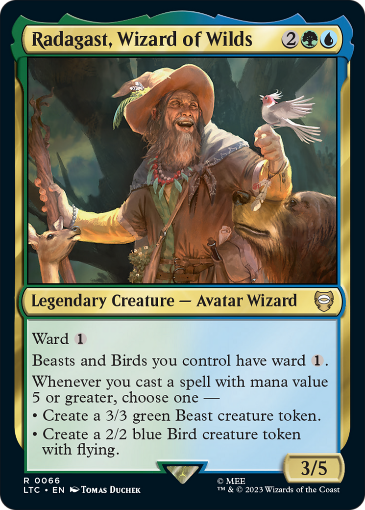Radagast, Wizard of Wilds [The Lord of the Rings: Tales of Middle-Earth Commander] - The Mythic Store | 24h Order Processing