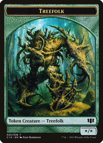 Treefolk // Wolf Double-Sided Token [Commander 2014 Tokens] - The Mythic Store | 24h Order Processing