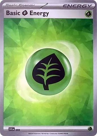 Basic Grass Energy (009) (Cracked Ice Holo) [Scarlet & Violet: Stellar Crown] - The Mythic Store | 24h Order Processing
