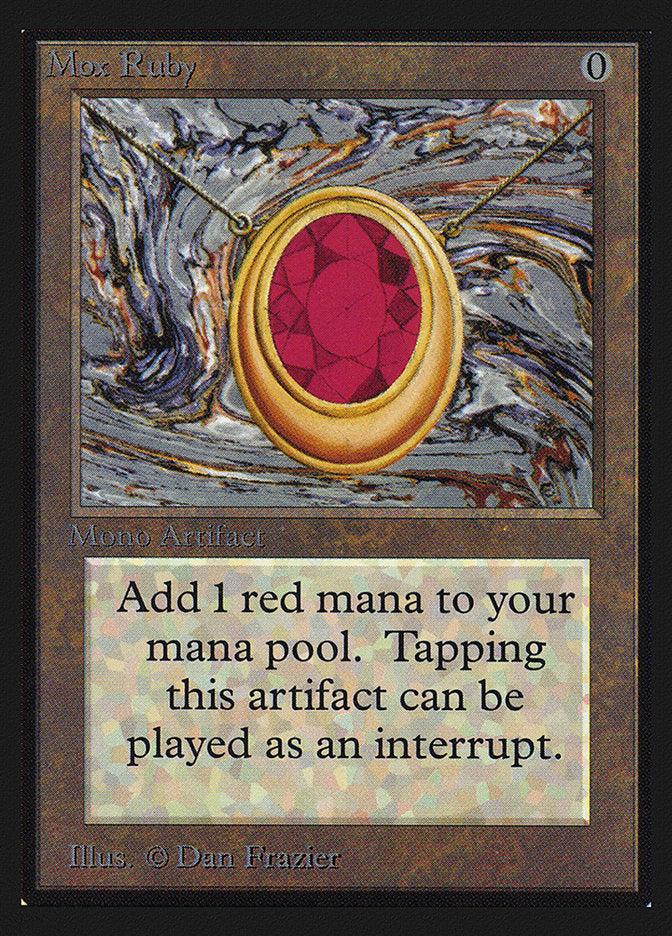 Mox Ruby [International Collectors' Edition] - The Mythic Store | 24h Order Processing