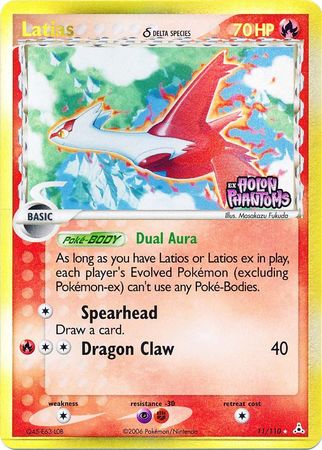 Latias (11/110) (Delta Species) (Stamped) [EX: Holon Phantoms] - The Mythic Store | 24h Order Processing