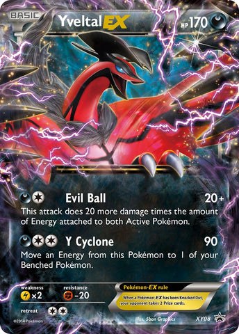 Yveltal EX (XY08) [XY: Black Star Promos] - The Mythic Store | 24h Order Processing