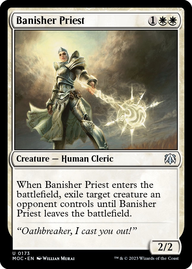 Banisher Priest [March of the Machine Commander] - The Mythic Store | 24h Order Processing