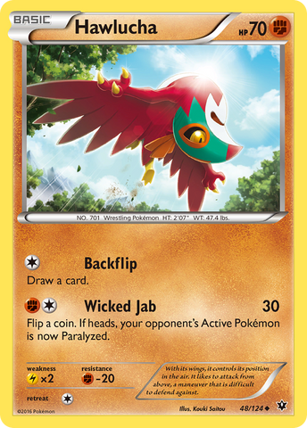Hawlucha (48/124) [XY: Fates Collide] - The Mythic Store | 24h Order Processing