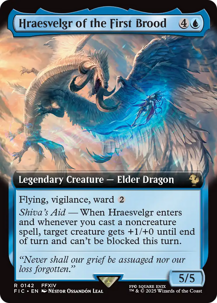 Hraesvelgr of the First Brood (Extended Art) [FINAL FANTASY Commander] - The Mythic Store | 24h Order Processing
