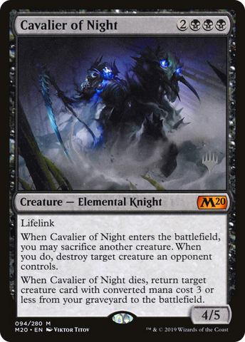 Cavalier of Night (Promo Pack) [Core Set 2020 Promos] - The Mythic Store | 24h Order Processing