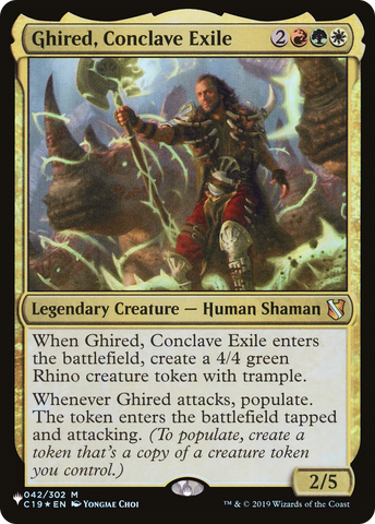Ghired, Conclave Exile [The List] - The Mythic Store | 24h Order Processing