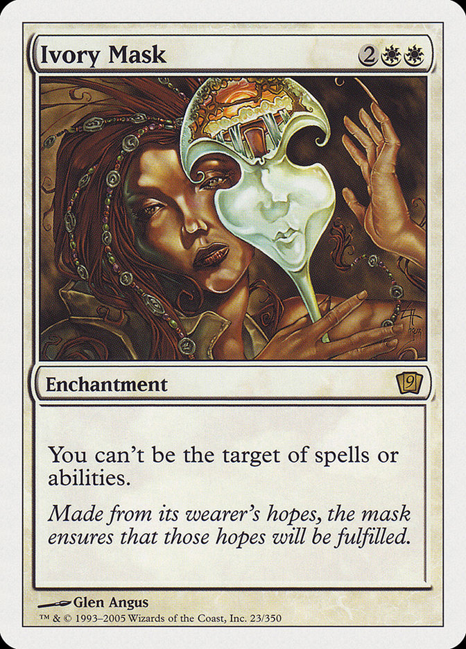 Ivory Mask [Ninth Edition] - The Mythic Store | 24h Order Processing