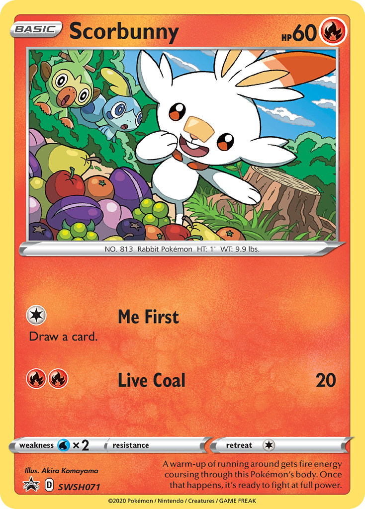 Scorbunny (SWSH071) [Sword & Shield: Black Star Promos] - The Mythic Store | 24h Order Processing