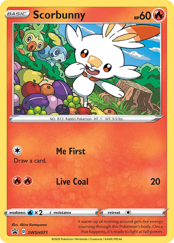 Scorbunny (SWSH071) [Sword & Shield: Black Star Promos] - The Mythic Store | 24h Order Processing