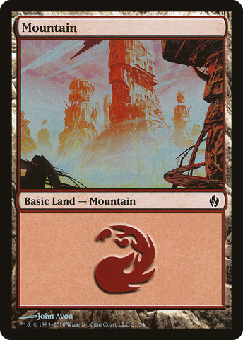 Mountain (31) [Premium Deck Series: Fire and Lightning] - The Mythic Store | 24h Order Processing