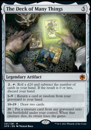 The Deck of Many Things (Promo Pack) [Dungeons & Dragons: Adventures in the Forgotten Realms Promos] - The Mythic Store | 24h Order Processing