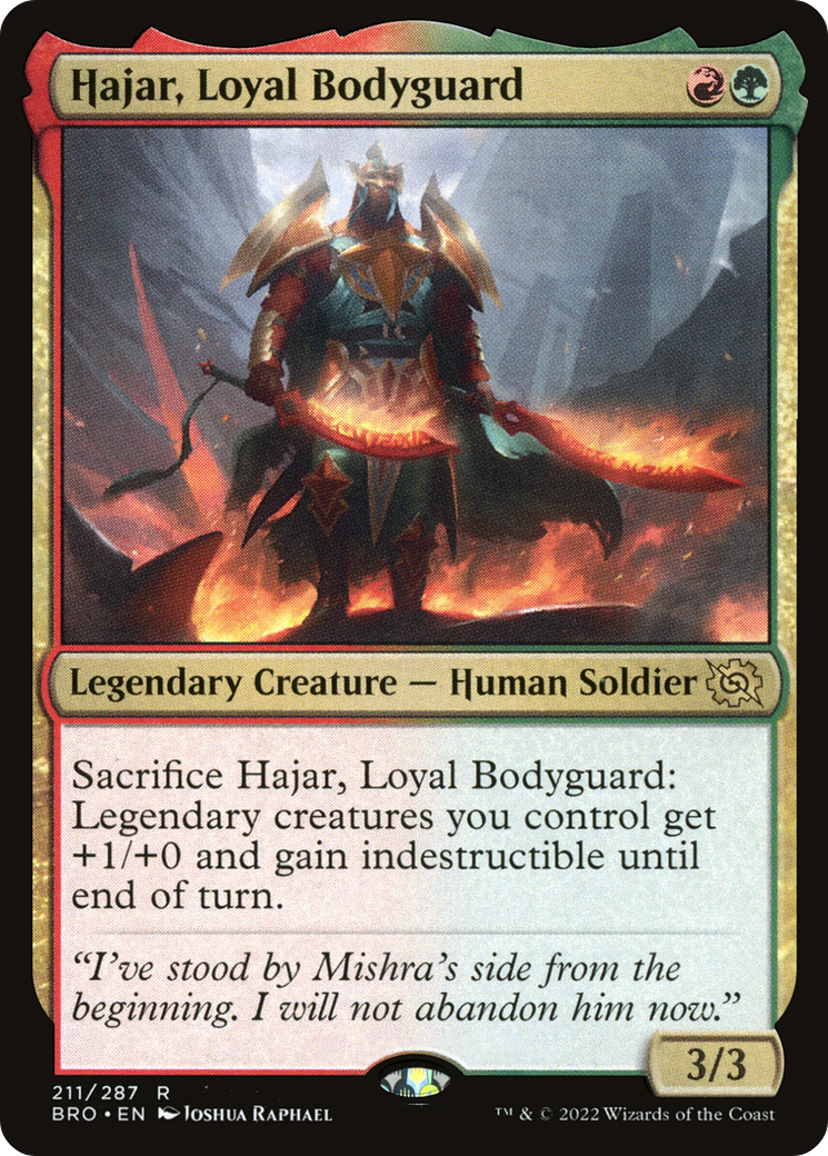 Hajar, Loyal Bodyguard [The Brothers' War] - The Mythic Store | 24h Order Processing