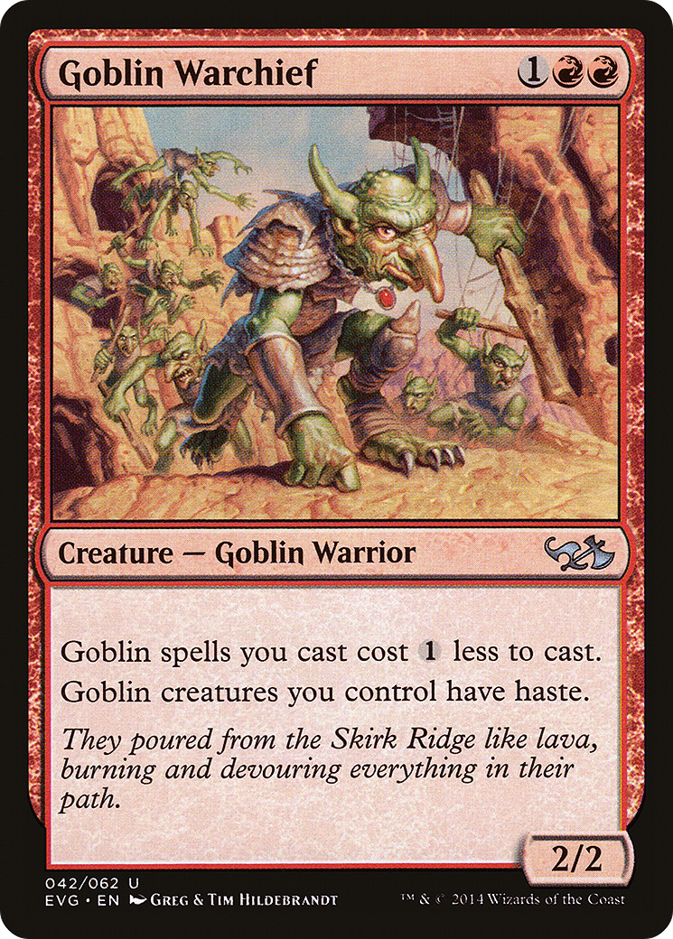 Goblin Warchief (Elves vs. Goblins) [Duel Decks Anthology] - The Mythic Store | 24h Order Processing
