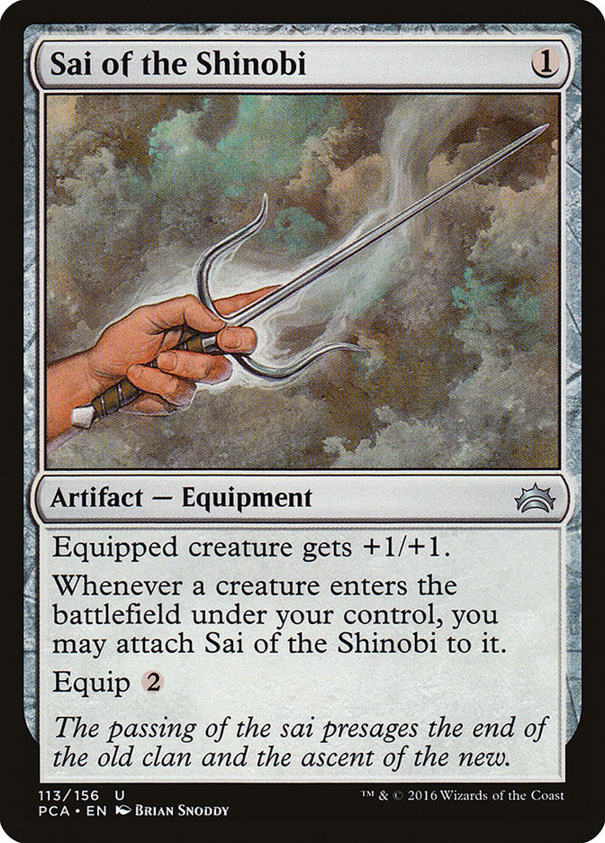 Sai of the Shinobi [Planechase Anthology] - The Mythic Store | 24h Order Processing