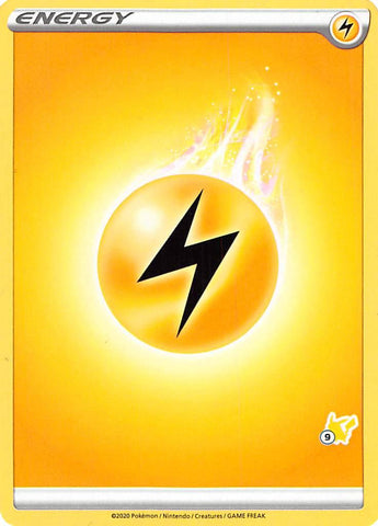 Lightning Energy (Pikachu Stamp #9) [Battle Academy 2022] - The Mythic Store | 24h Order Processing