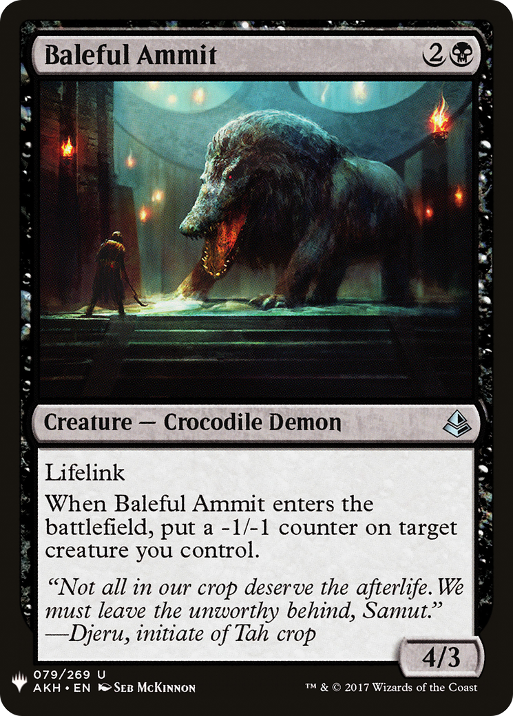 Baleful Ammit [Mystery Booster] - The Mythic Store | 24h Order Processing