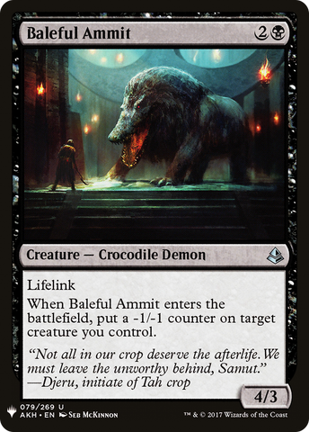 Baleful Ammit [Mystery Booster] - The Mythic Store | 24h Order Processing