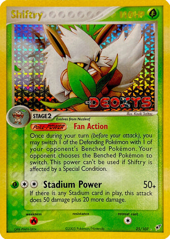 Shiftry (25/107) (Stamped) [EX: Deoxys] - The Mythic Store | 24h Order Processing
