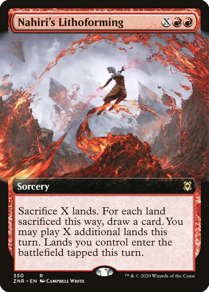 Nahiri's Lithoforming (Extended Art) [Zendikar Rising] - The Mythic Store | 24h Order Processing