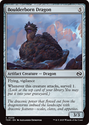 Boulderborn Dragon [Tarkir: Dragonstorm] - The Mythic Store | 24h Order Processing